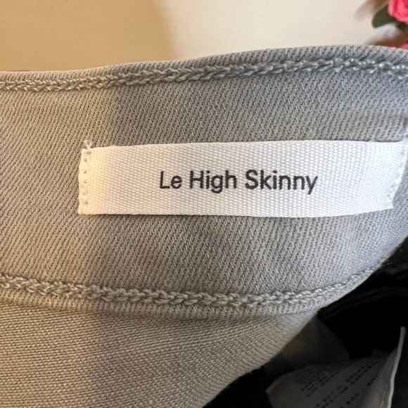 🌹 Frame Denim Le High Skinny in Kings Gray Women's Denim Jeans Pants NWT - Picture 11 of 14